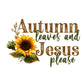 Autumn Leaves And Jesus Please