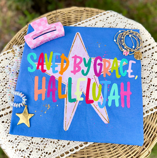 Saved By Grace Hallelujah T-Shirt